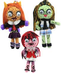 Monster High Set of 3 Voodoo String Dolls